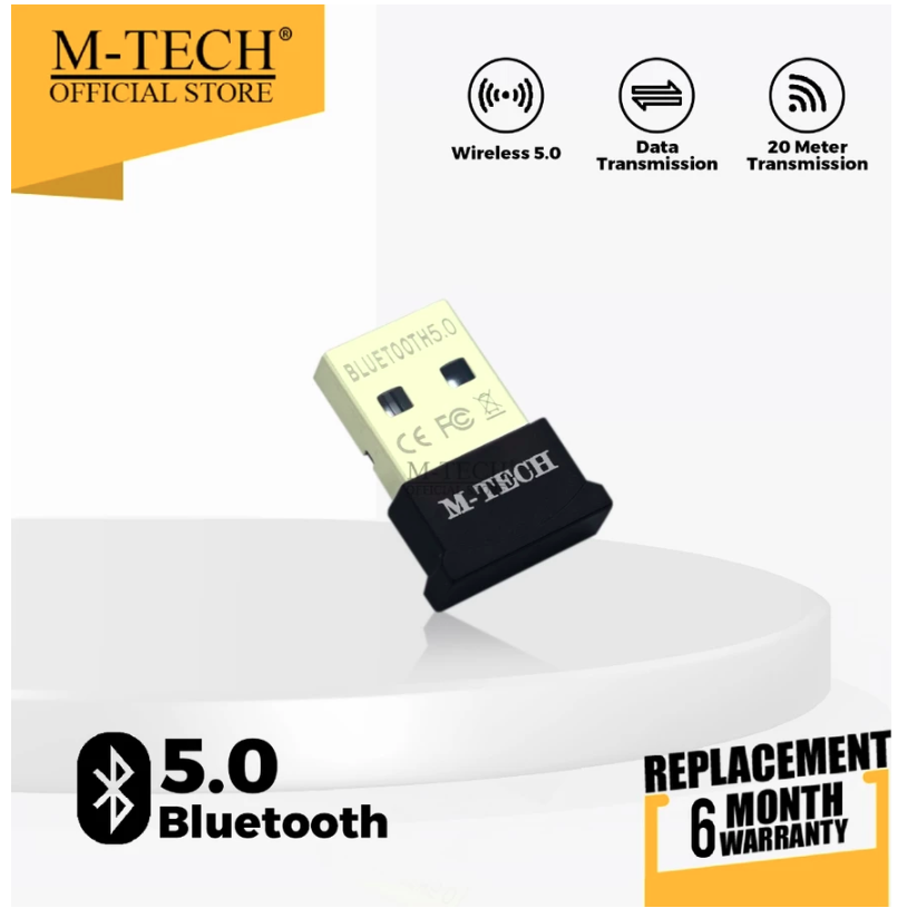  M-Tech Bluetooth Dongle V5.0 Adapter  BT-05