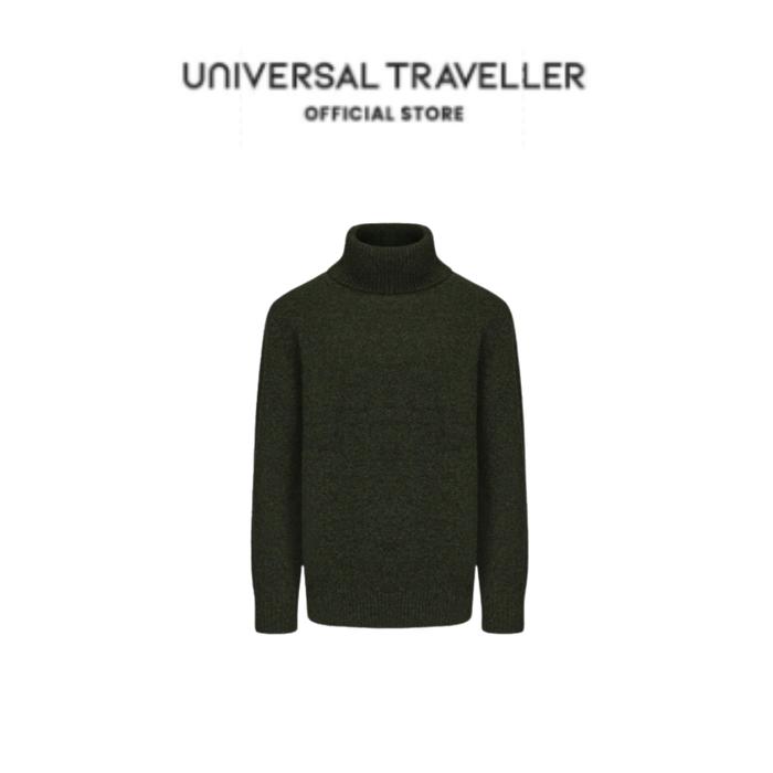  Universal Traveller The Men’s Wool Blend Turtleneck Knitted Sweater KS24059