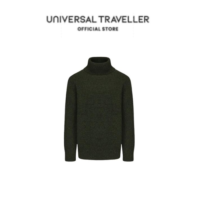 Universal Traveller The Men’s Wool Blend Turtleneck Knitted Sweater 2