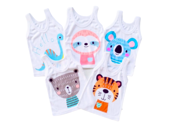 BabyToys Singlet Bayi Motif