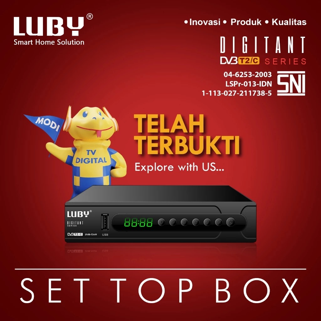 Luby Set Top Box Digitant Series DVB-T2-01
