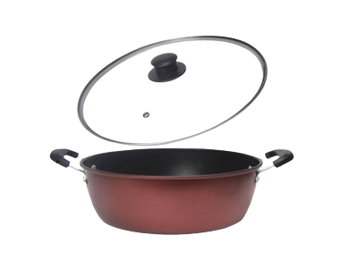 Tifale Panci Sup Kuah Tutup Kaca Soup Pot 28 cm