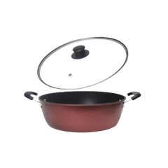 Tifale Panci Sup Kuah Tutup Kaca Soup Pot 28 cm