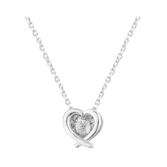 Belva Jewellery 1 Set Liontin Berlian & Kalung Italy Sweet Love