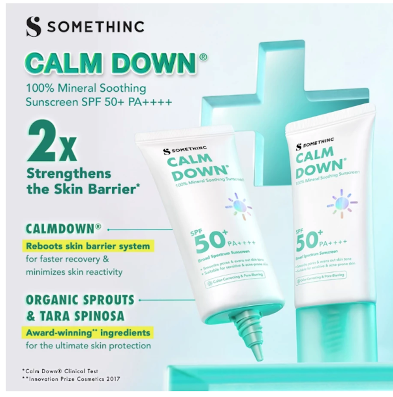 Calm Down 100% Mineral Soothing Sunscreen SPF 50+ PA++++ 4