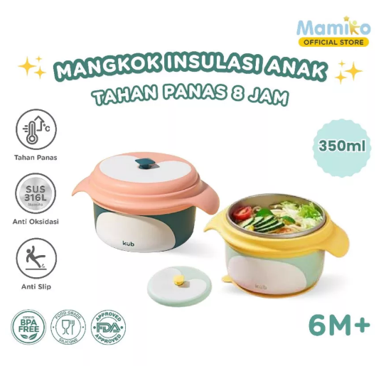  KUB Mangkok Insulasi Anak
