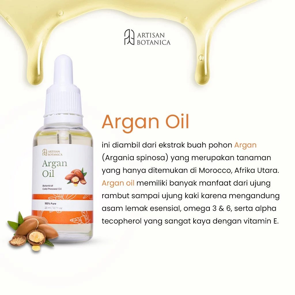 Mica Jaya Pratama Artisan Botanica Argan Oil Pure ORGANIC Unrefined