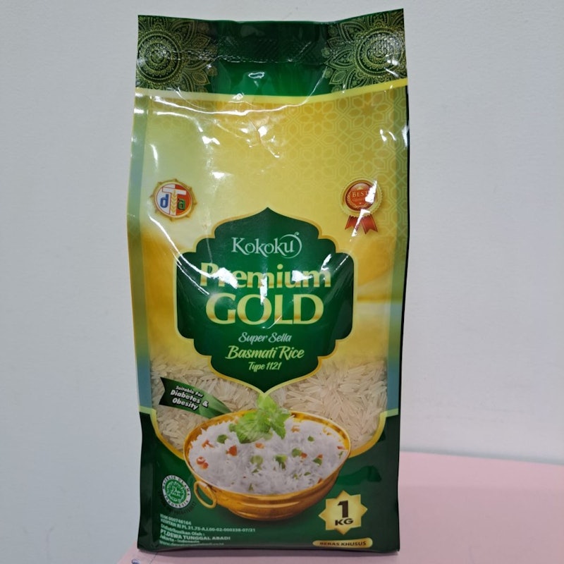 Kokoku Premium Gold Super Sella Basmati Rice 3