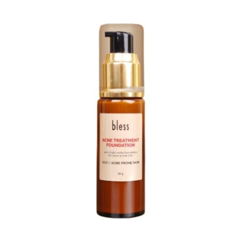 Bless Acne Treatment Foundation Nude Beige 1