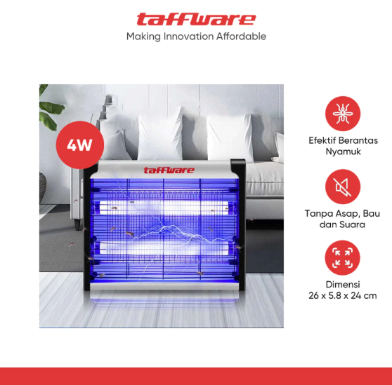 Jakarta Digital Nusantara Taffware Lampu LED Anti Nyamuk  TF525