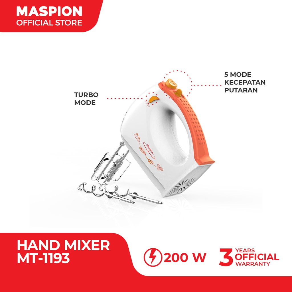 Maspion Maspion Hand Mixer MT-1193