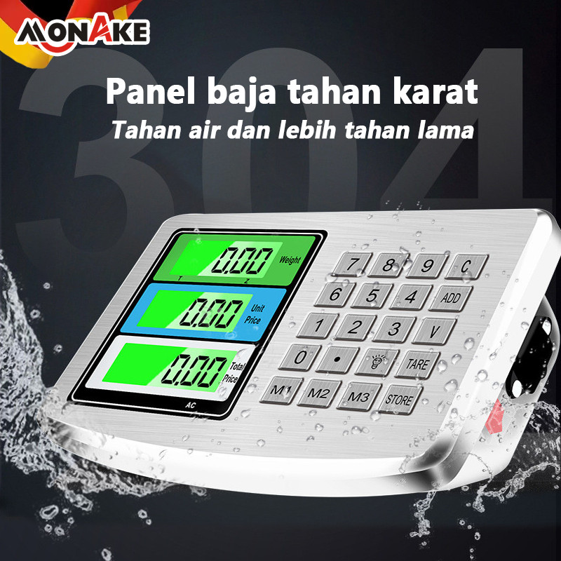  MONAKE Timbangan Duduk Digital 150 kg MKG-K1+R