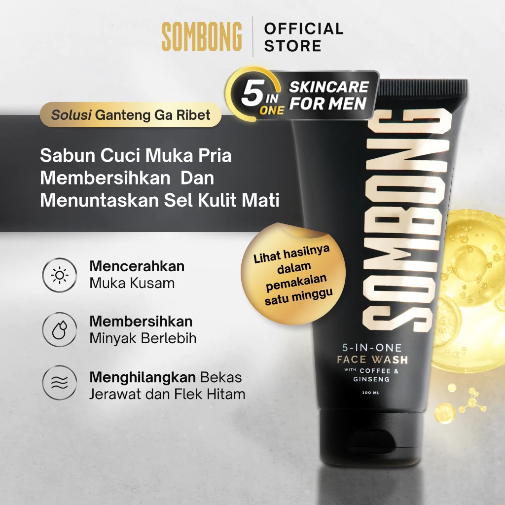 SOMBONG SOMBONG 5-in-1 Face Wash with Coffee & Ginseng