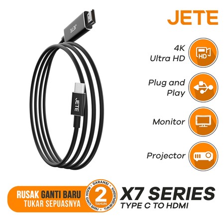 JETE Type-C to HDMI Male Port X7