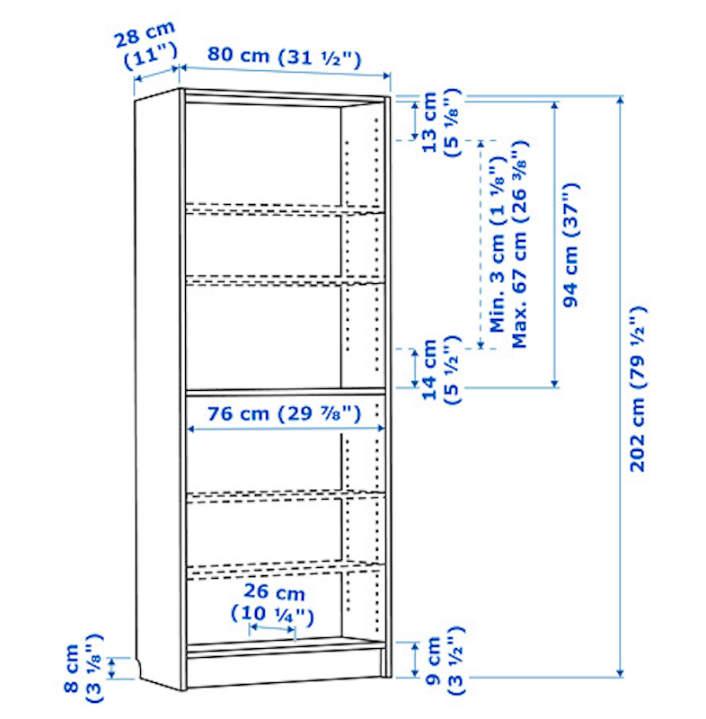 IKEA BILLY Bookcase 5
