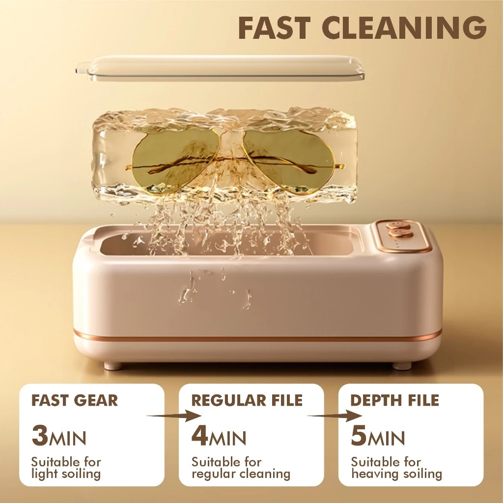  Dairona Eyewear Mesin Pembersih Kacamata White Pink S-900