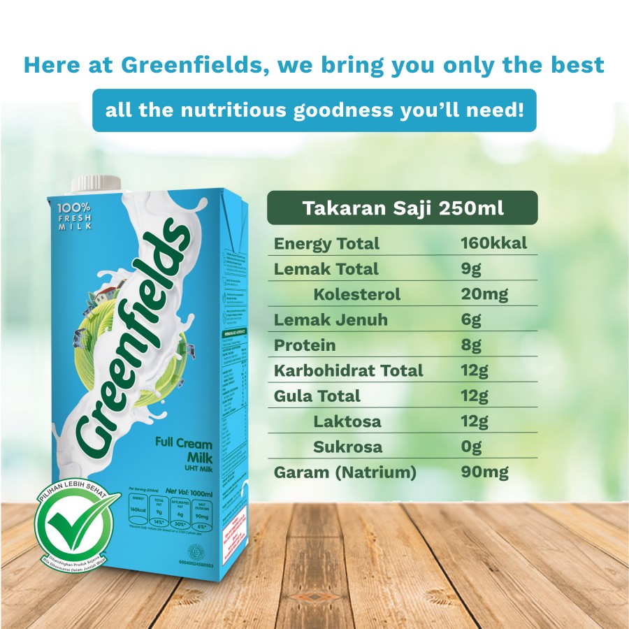 Greenfields  Full Cream UHT Milk