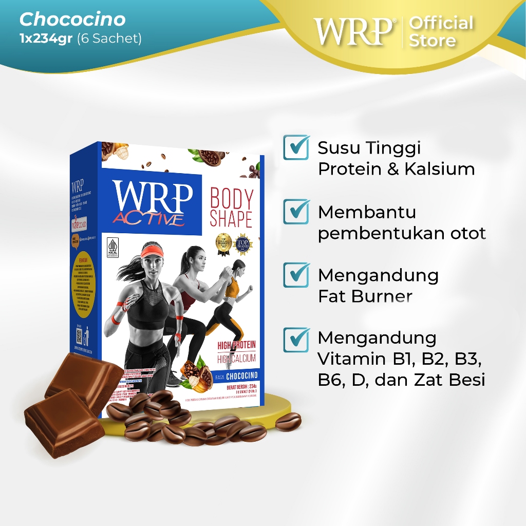 Wajah Rejuvenasi Perempuan Indonesia WRP Active Body Shape Chococinno