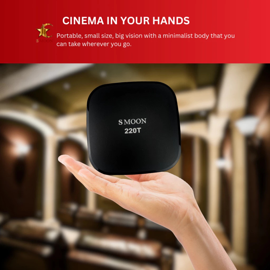  SMOON TV Box 4K Ultra HD Android 220T