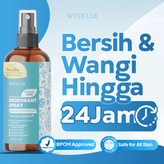 Wiselie Indonesia Gemilang Wiselie Deodorant Spray Vanilla
