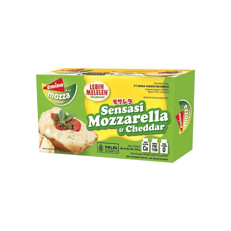 Emina Sensasi Mozzarella & Cheddar 160 g 1