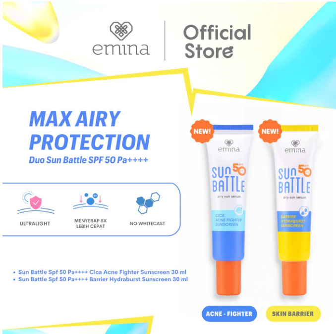 Paragon Technology and Innovation Emina Max Airy Protection Sun Battle