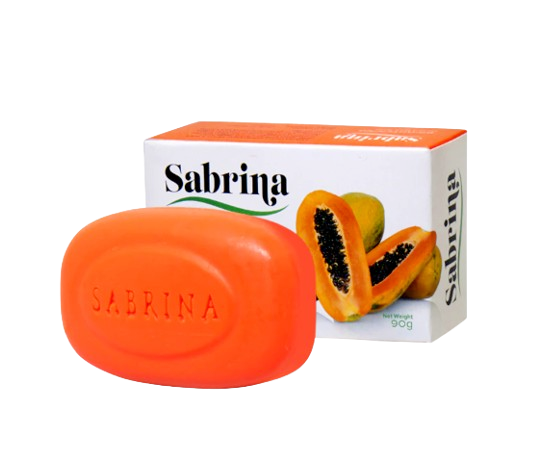 Sabrina Papaya Brightening Facial & Body Soap