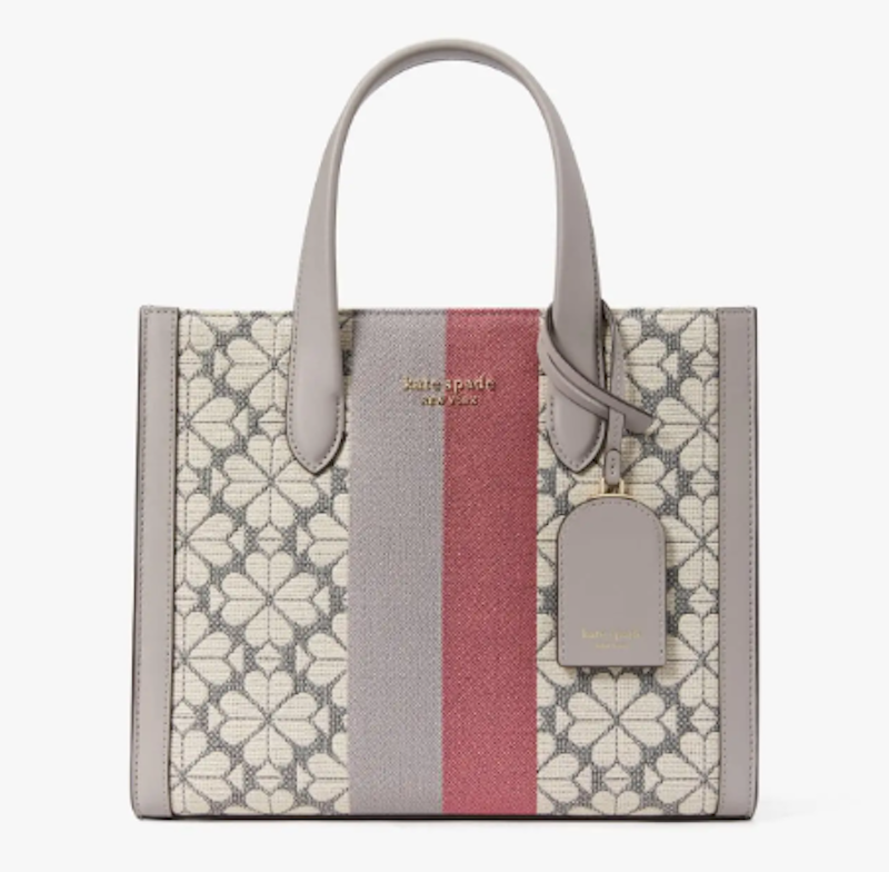 Manhattan Spade Flower Jacquard Small Tote 1