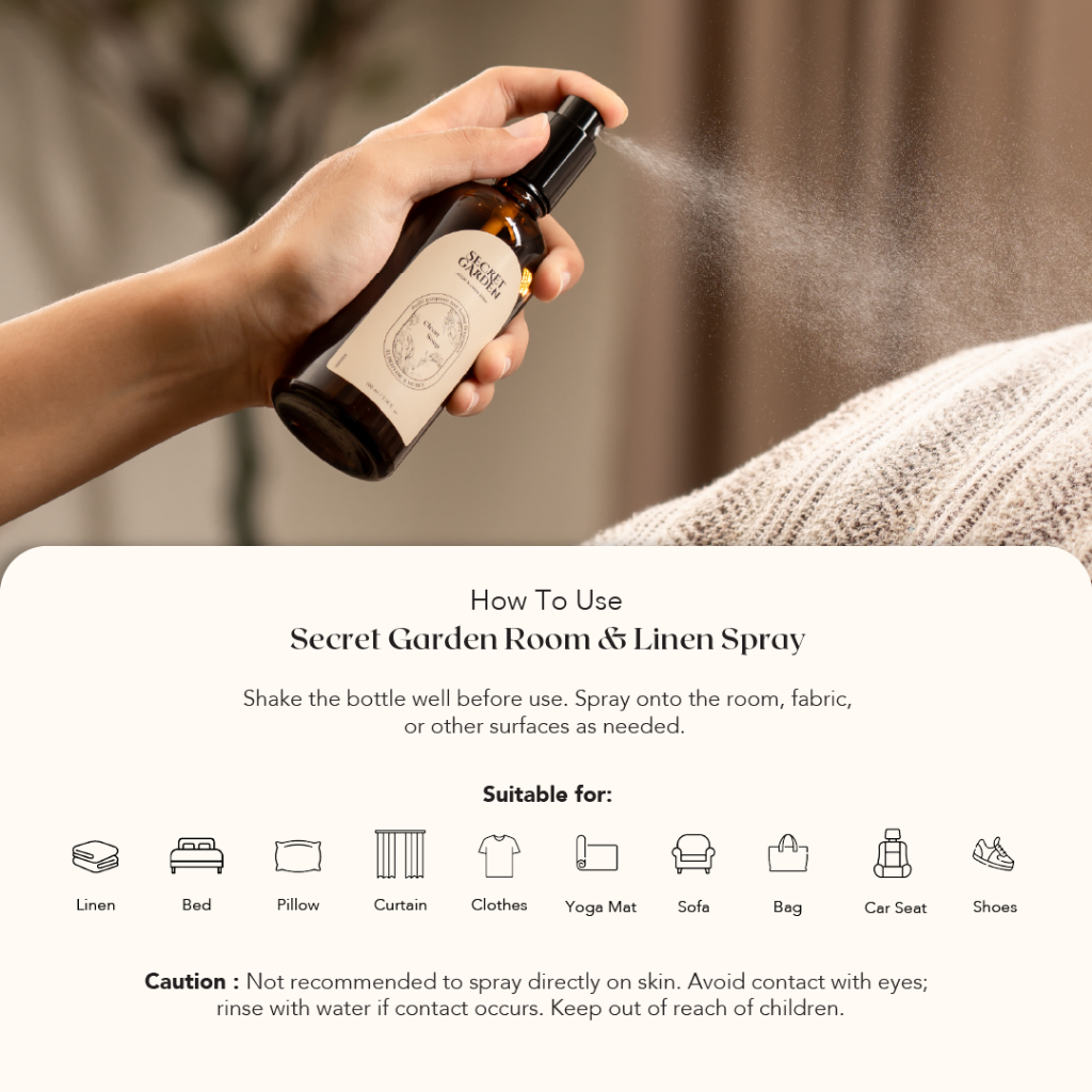 Secret Garden Room & Linen Spray Botanical Blossom 4