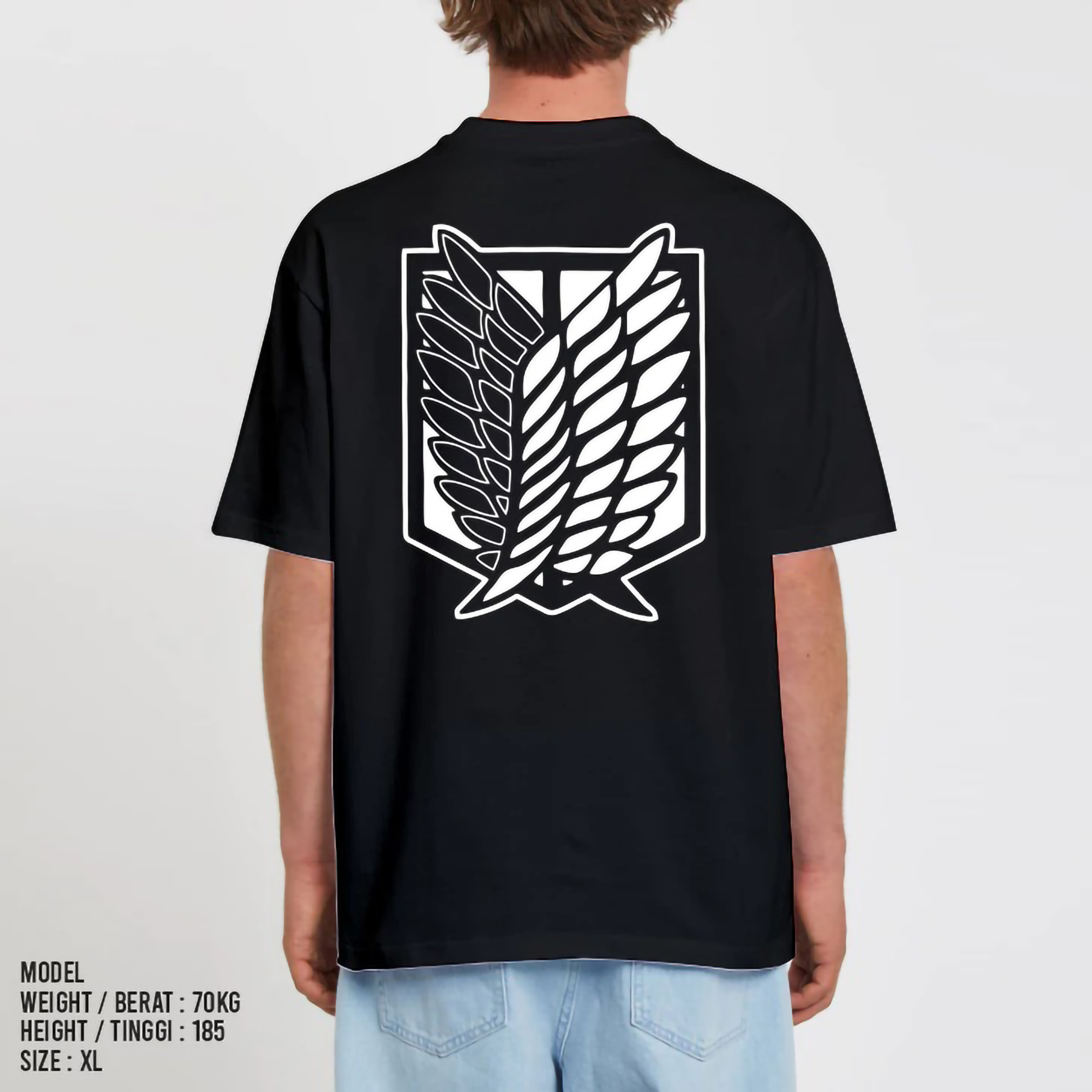  KRMK Kaos Distro Unisex Attack on Titan Survey Corps
