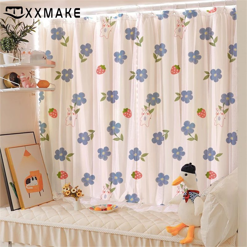  XXMake Tirai Jendela Velcro Motif