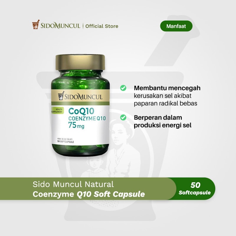 Sido Muncul Natural CoQ10 Coenzyme Q10