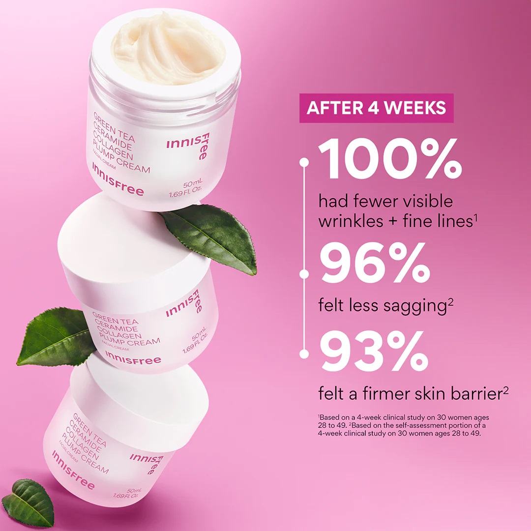 Amorepacific Corporation Innisfree Collagen Green Tea Ceramide Bounce Cream