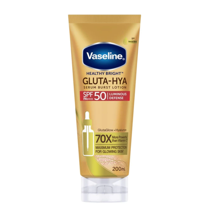 Vaseline® ｜ Gluta-Hya Serum Burst Lotion SPF 50 PA+++