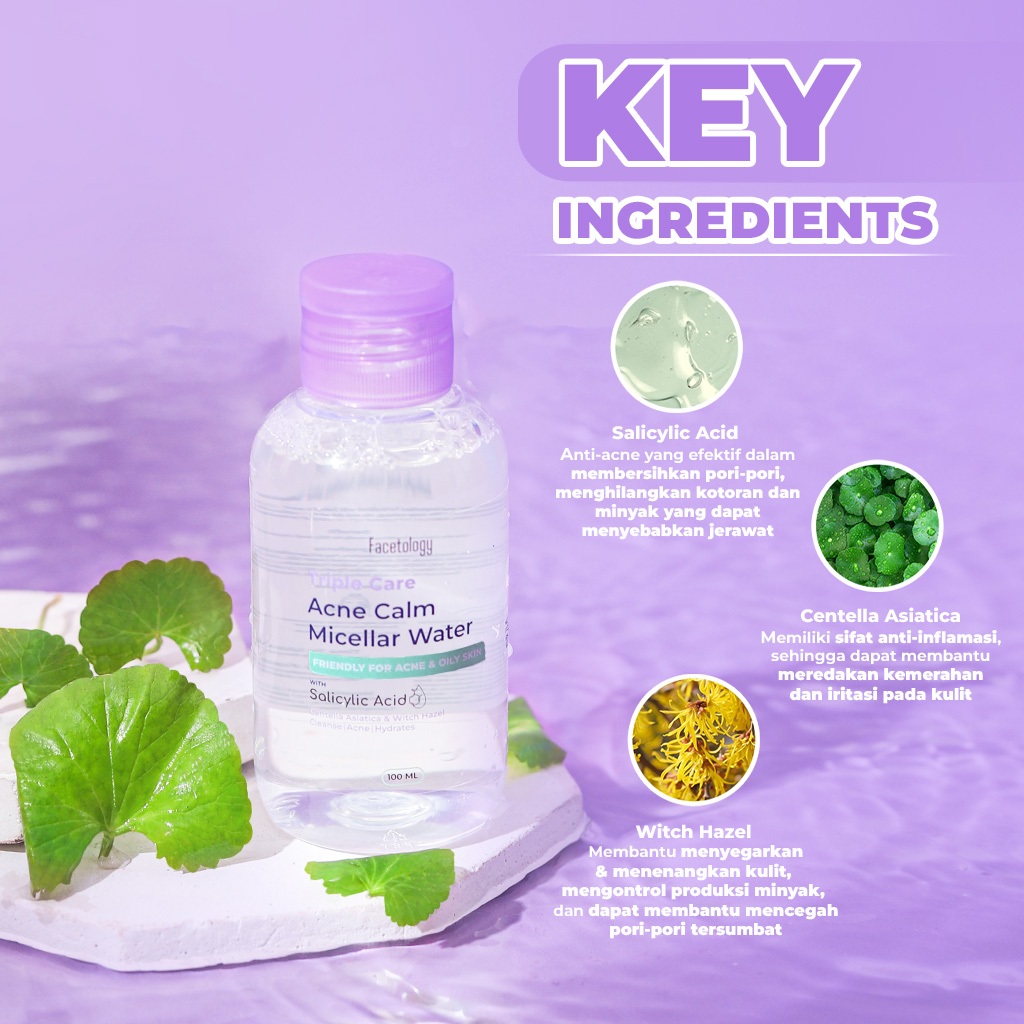 Facetology Triple Care Acne Calm Micellar Water 