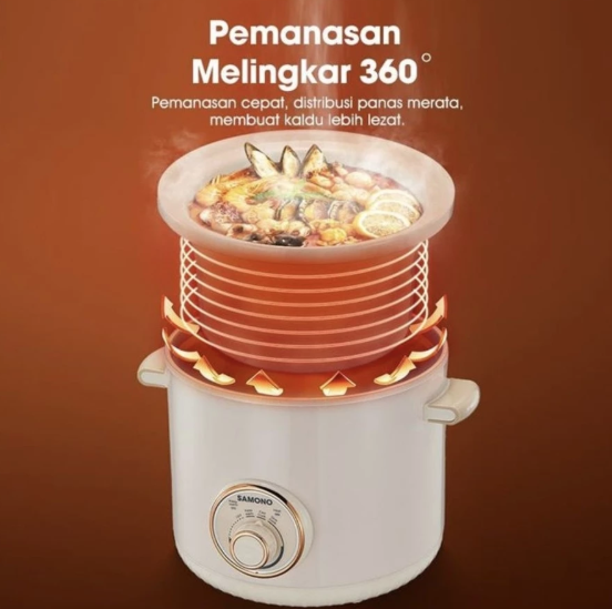 Wook Global Technology SAMONO Slow Cooker SW-SC3L