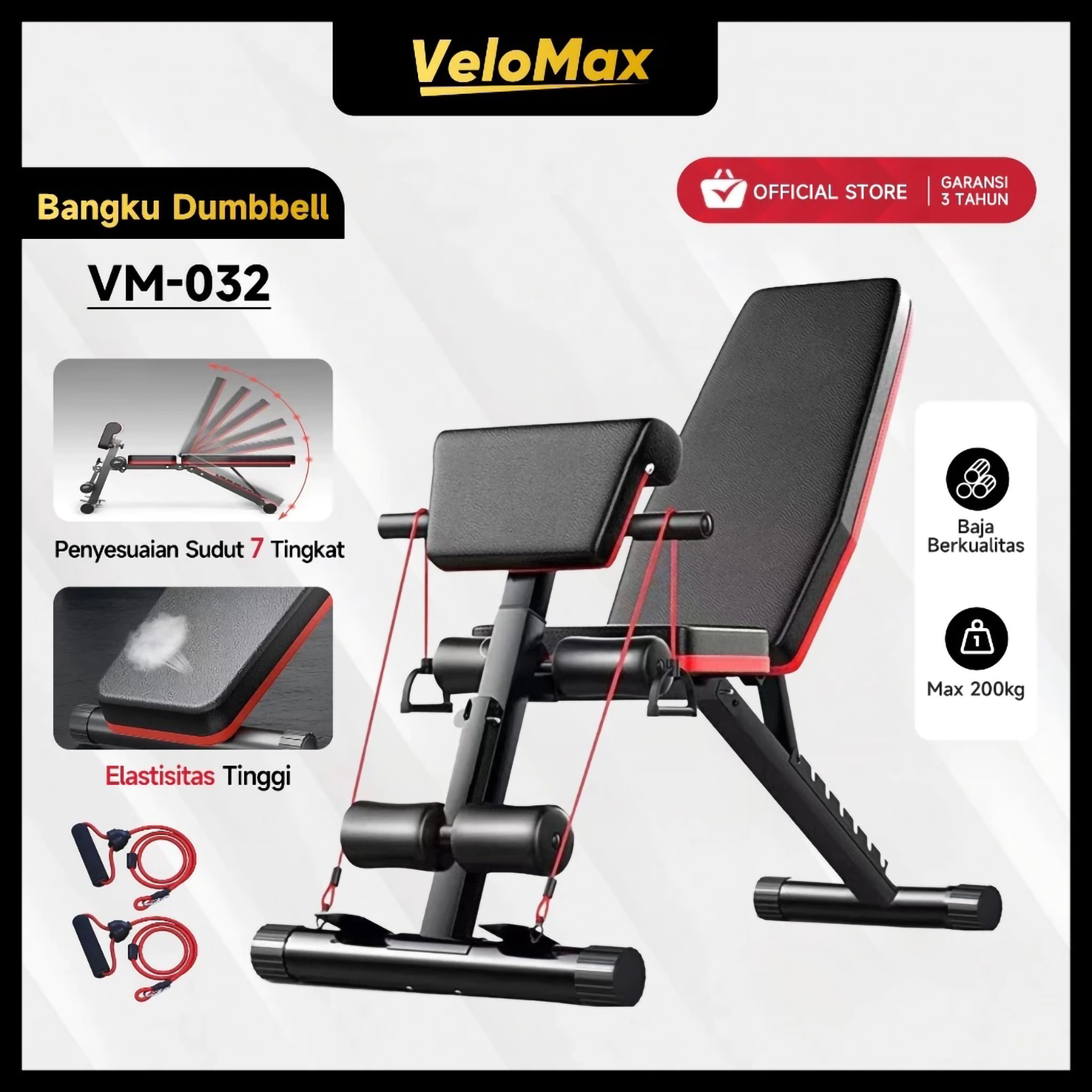 VeloMax Bangku Dumbbell  5