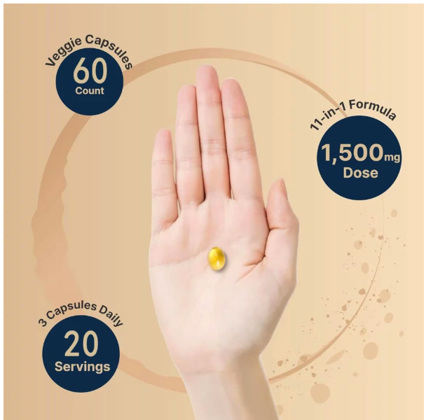  NatureBell NAD+ Resveratrol + Hyaluronic Acid 1500mg 