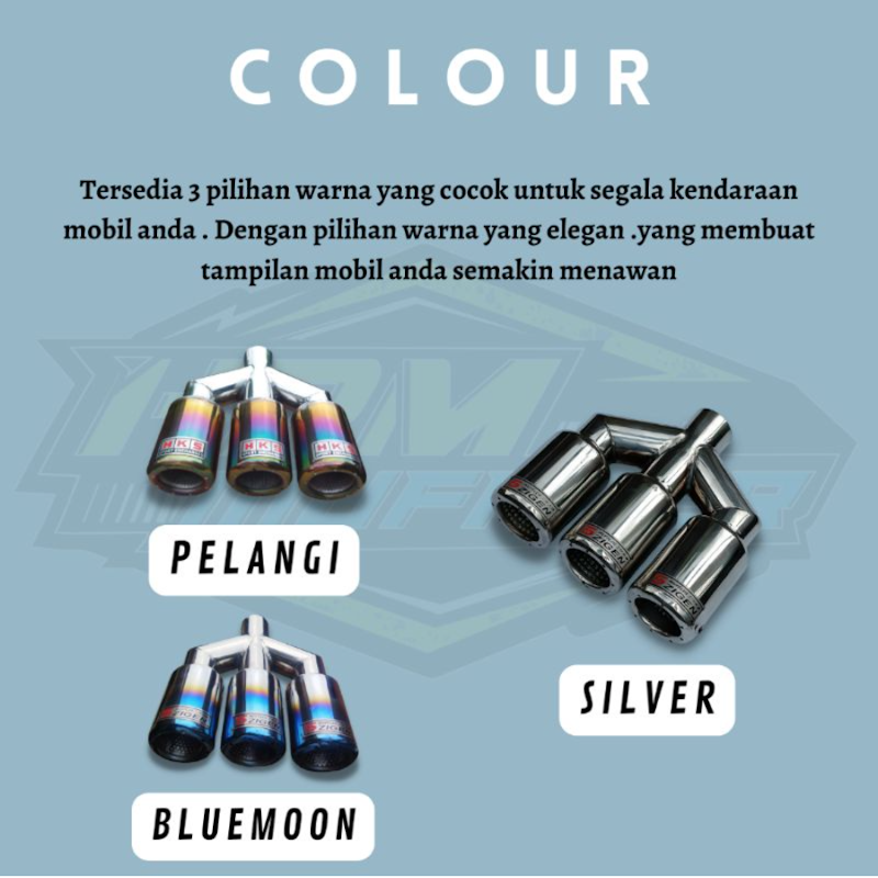 Knalpot Racing Mobil Cabang 3 2
