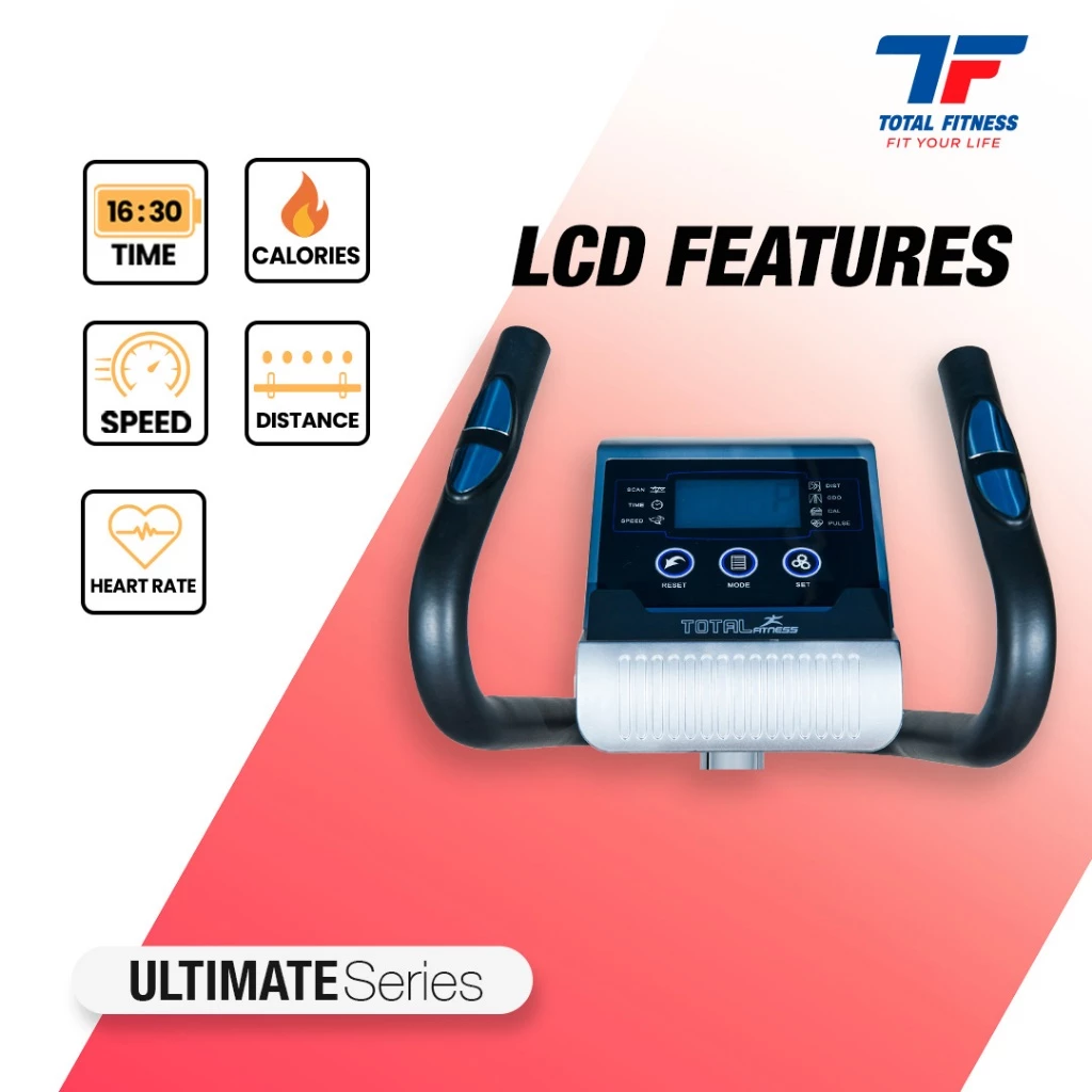 Kenindo Jaya Perkasa Indonesia Total Fitness Big Elliptical Crosstrainer TL-388E