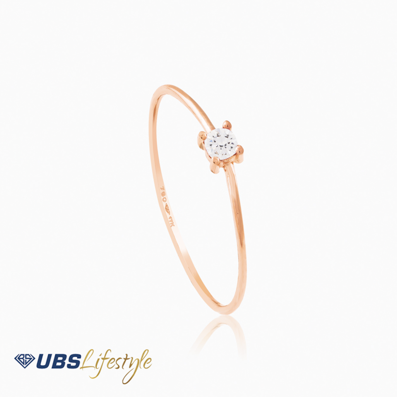 Cincin Emas Birthstone 3