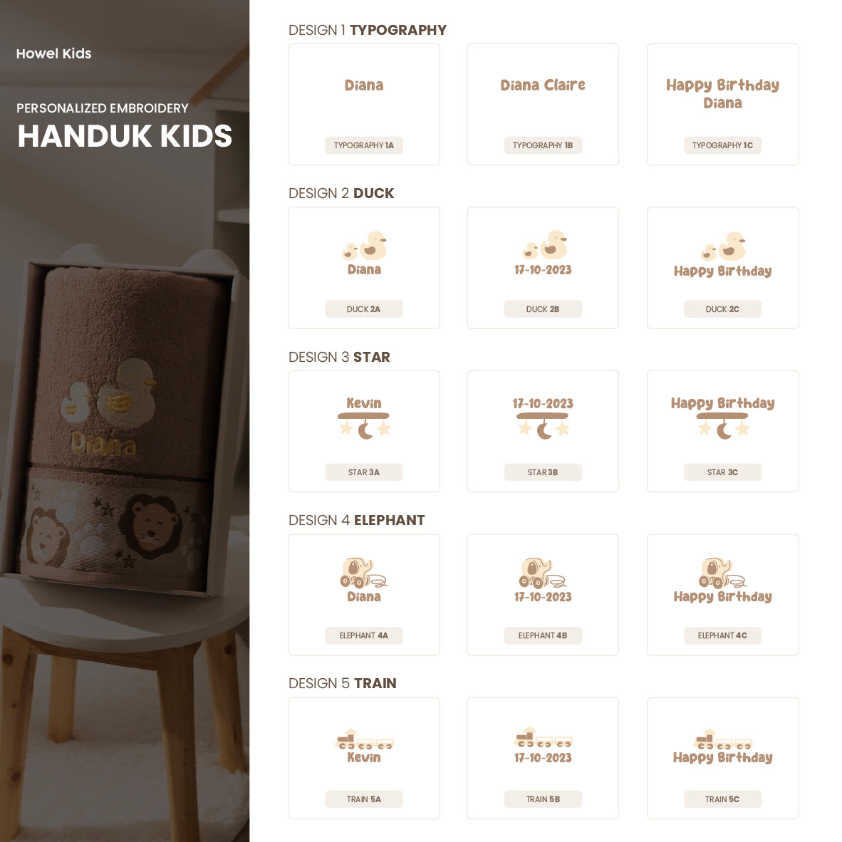 Howel and Co Kids Couple Towel - Sea Kids 4