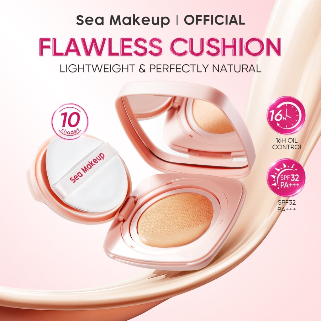  Sea Beauty Indonesia Sea Makeup Fix and Flawless Silk Cushion Lyla