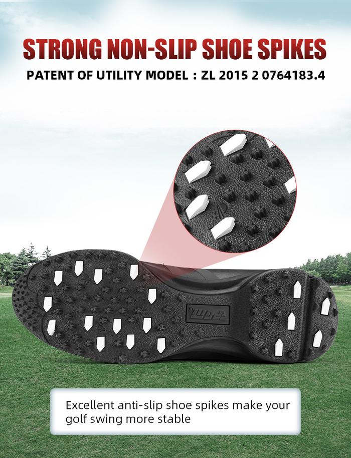 Prasetya Gema Mulia PGM Men's Golf Shoes Knob Shoe Lace