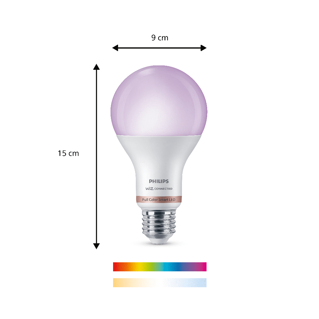 Philips Electronics Philips Lampu Bohlam Smart WiFi LED 13W with Bluetooth Color RGB