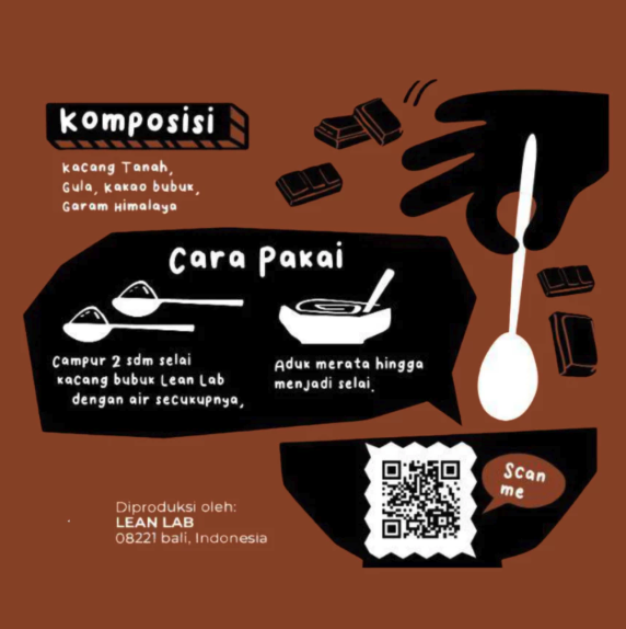 Lean Lab Indonesia Lean Lab Selai Coklat Bubuk