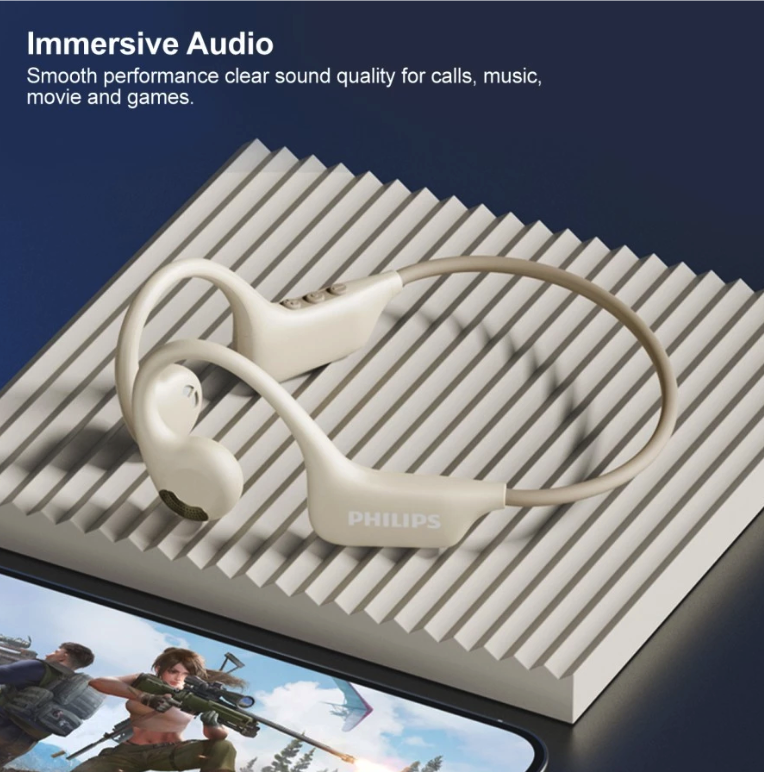 Philips Electronics Philips Open-Ear Wireless Sports Headphones TAA1708BK