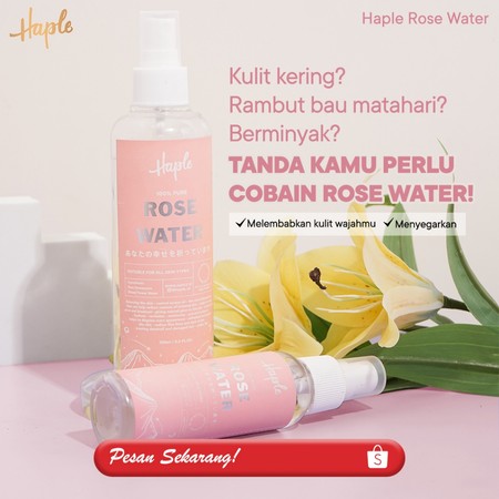 Haple Kosmetika Indonesia Haple Pure Rose Water
