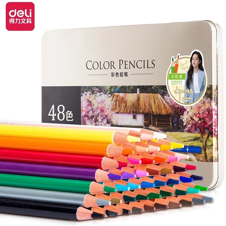 Deli High-grade Oil Pencil Color 4