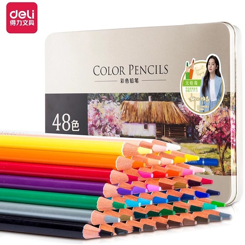 Deli High-grade Oil Pencil Color 4